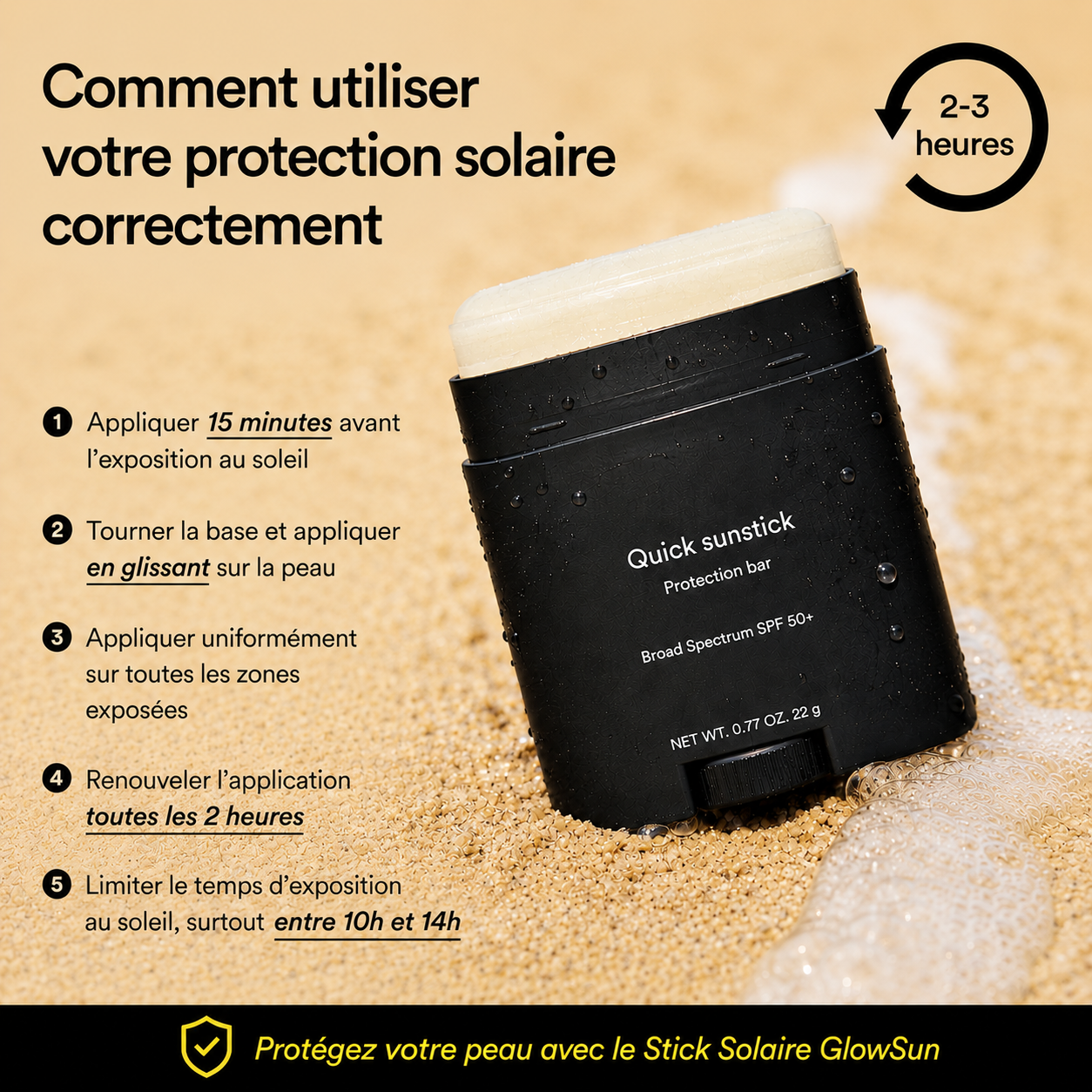 Stick Solaire GlowSun